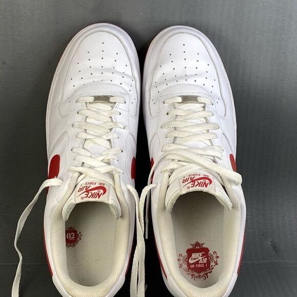 Nike Air Force 1 '07 'Varsity Red' sneaker shoes mens size 15 - Picture 7 of 9